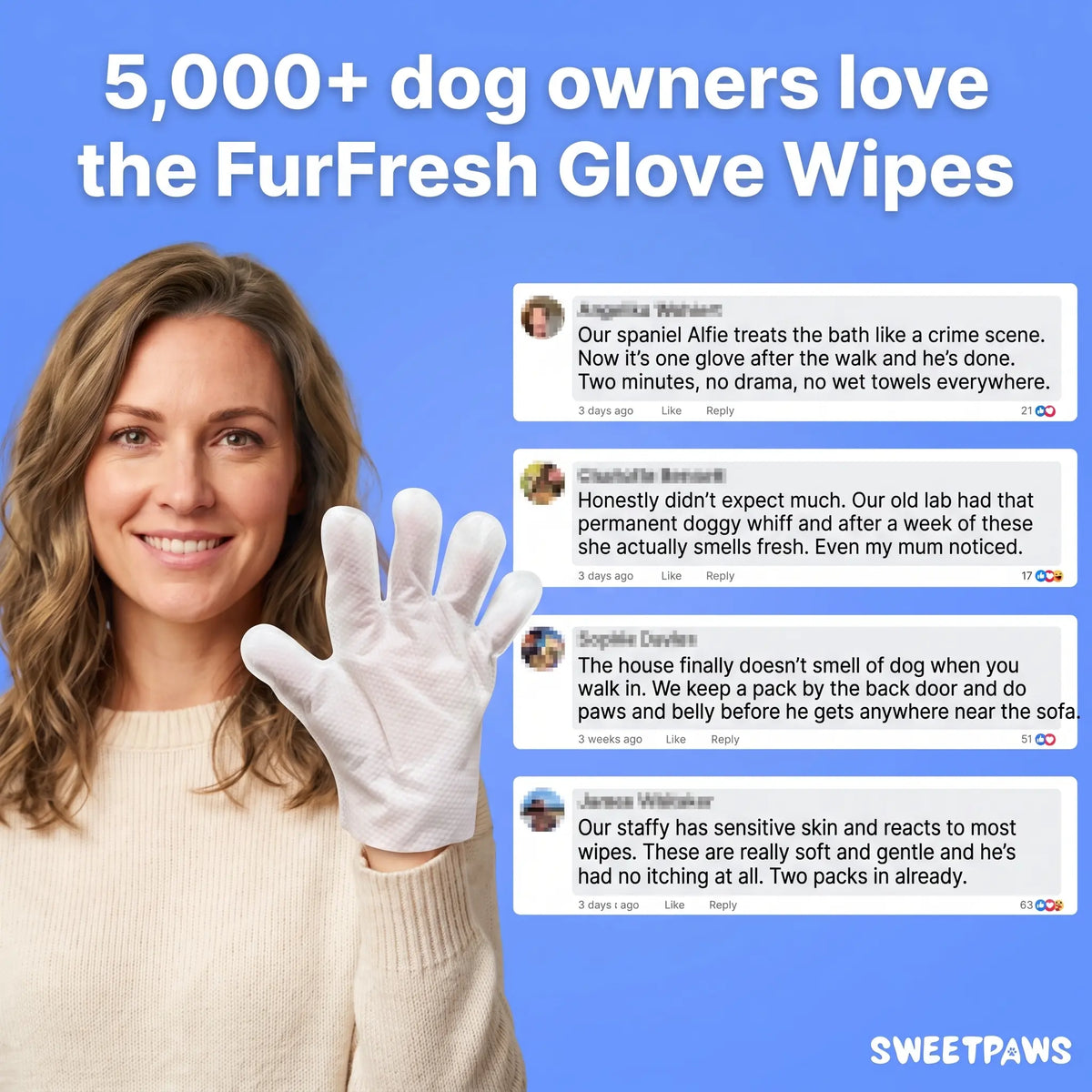 FurFresh Glove Wipes